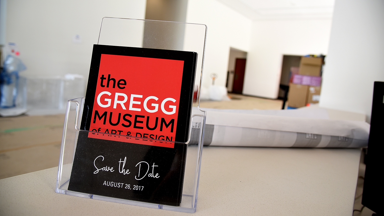 Gregg Museum welcome sign