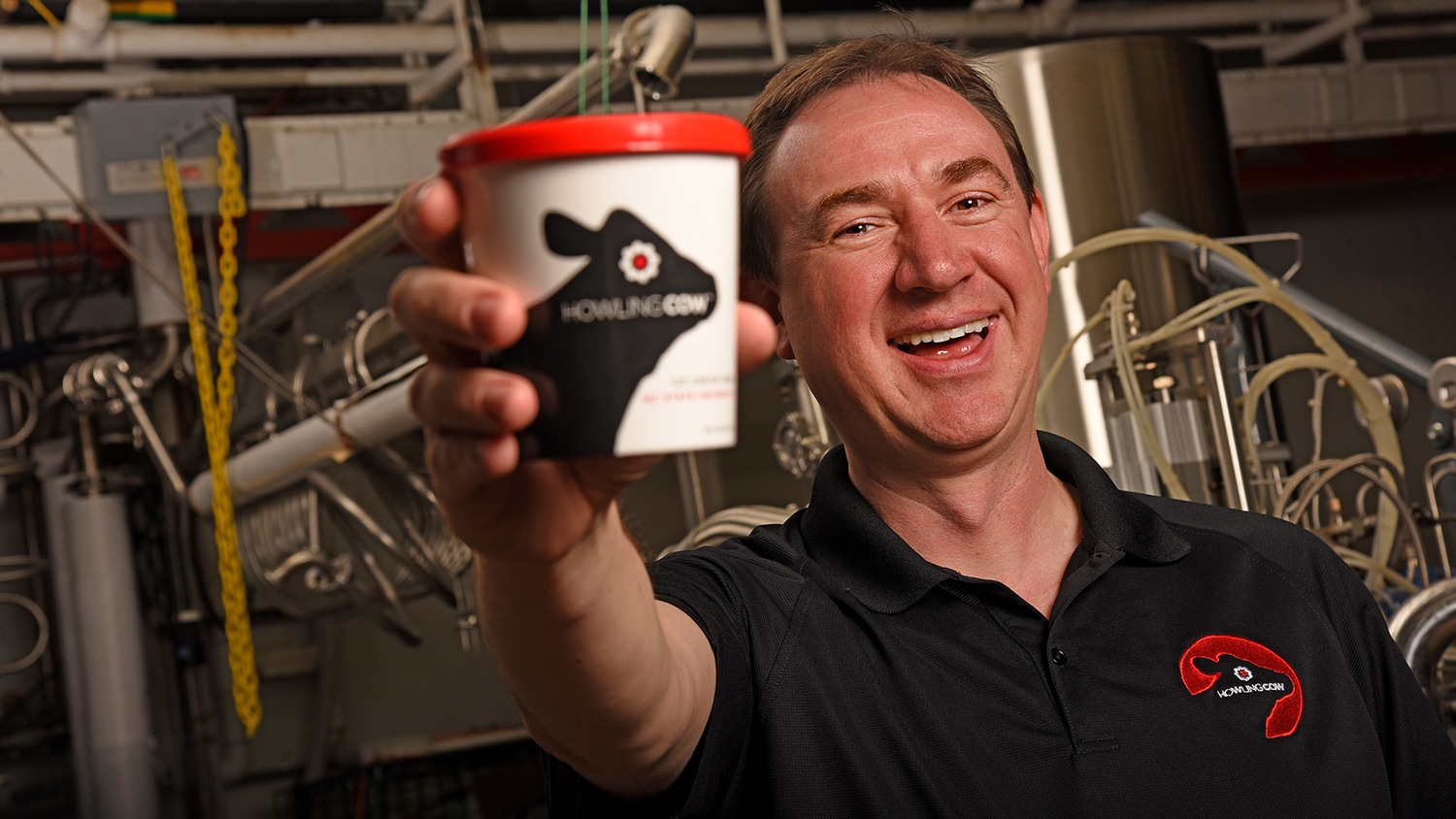 Carl Hollifield, the "man behind Howling Cow."