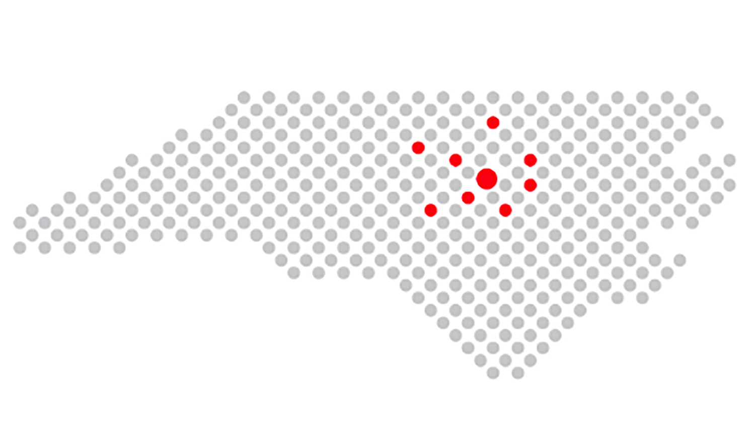 map of North Carolina