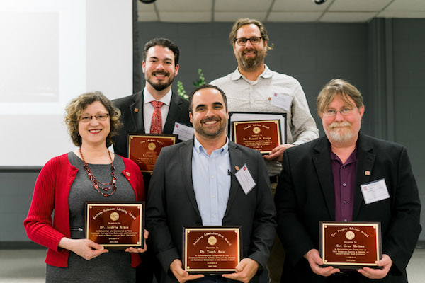Group photo of Academic Advising Award Winners