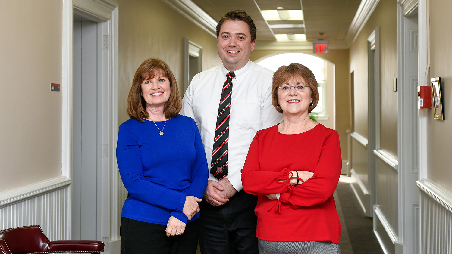 Vicki Pennington, Adrian Day and Karen Acree