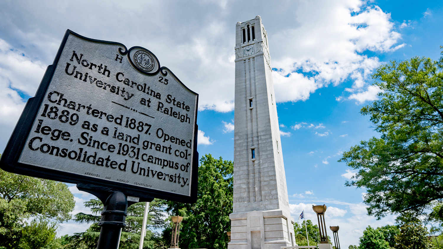 NC State's Memorial Belltower