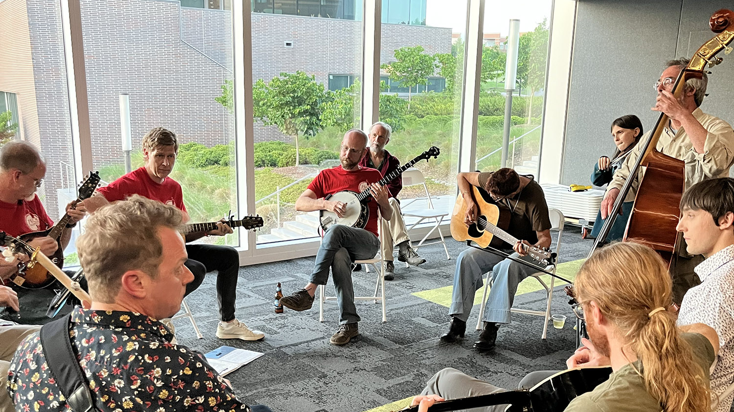 NC State bluegrass jam session