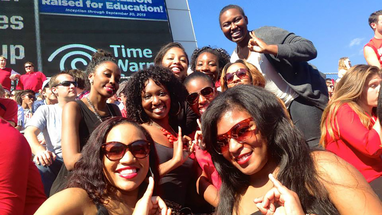 Dr. Tova Williams Cherry as a student and her Delta Sigma Theta sorority sisters.